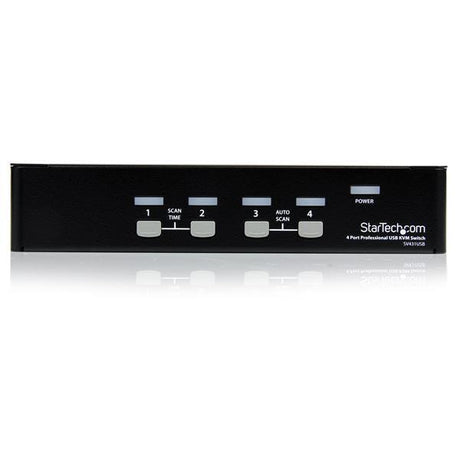 STARTECH 4 Port Professional VGA USB KVM Switch with Hub (SV431USB)