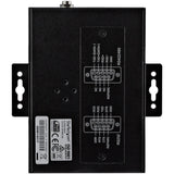 STARTECH 4 Port Serial Hub USB to RS232|RS485|RS422 Adapter - Industrial USB 2.0 to DB9 Serial Converter Hub - IP30 Rated - Din Rail Mountable Metal Serial Hub - 15kV ESD Protection (ICUSB234854I) (ICUSB234854I)