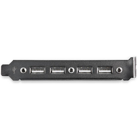 STARTECH 4 Port USB A Female Slot Plate Adapter - USB panel - 4 pin USB Type A (F) (USBPLATE4)