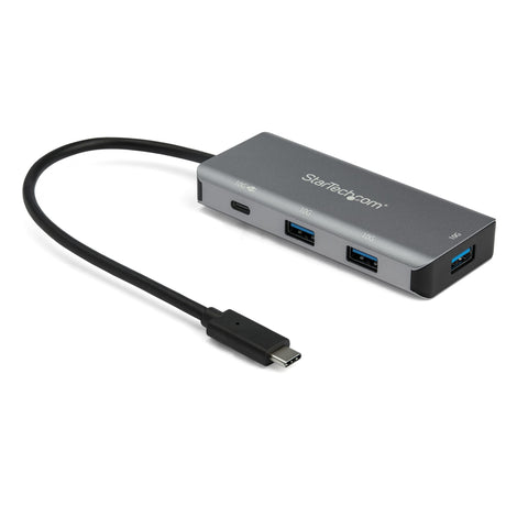 STARTECH 4 Port USB C Hub (10Gbps) to 3x USB-A & 1x USB-C - 100W Power Delivery Passthrough Charging - Portable USB 3.1 Gen 2|USB 3.2 Gen 2 Type C Laptop Adapter - Works w| TB3 (HB31C3A1CPD3) (HB31C3A1CPD3)