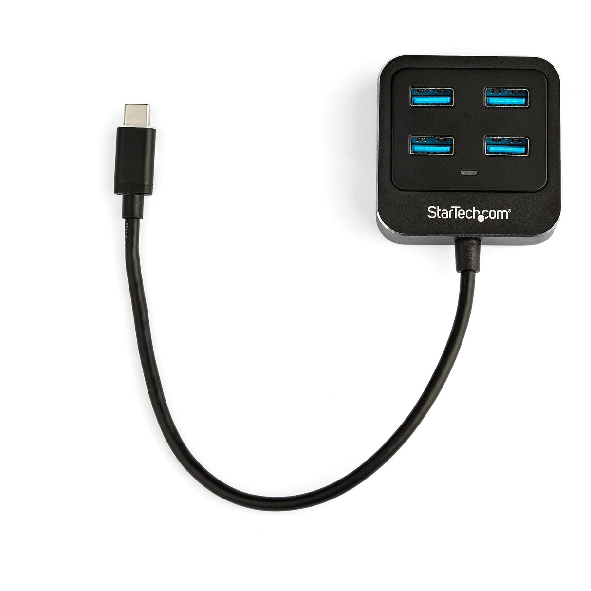 STARTECH 4-Port USB C Hub - USB-C to 4x USB-A Ports - SuperSpeed 10Gbps USB 3.2 Gen 2 Type-C Hub - USB Bus Powered - Portable|Compact USB-C to USB Adapter Hub for Laptop - Aluminum (HB31C4AB) (HB31C4AB)