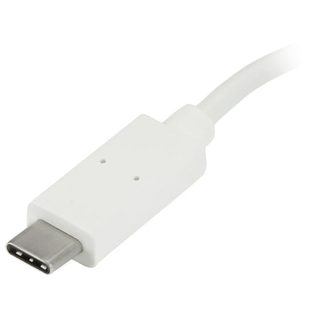 STARTECH 4 Port USB C Hub with 1x USB-C & 3x USB-A Ports (SuperSpeed 5Gbps) - USB Bus Powered - Portable|Laptop USB 3.0 Adapter Hub - USB 3.1 Gen 1|USB 3.2 Gen 1 Type-C Hub - White (HB30C3A1CFBW) (HB30C3A1CFBW)