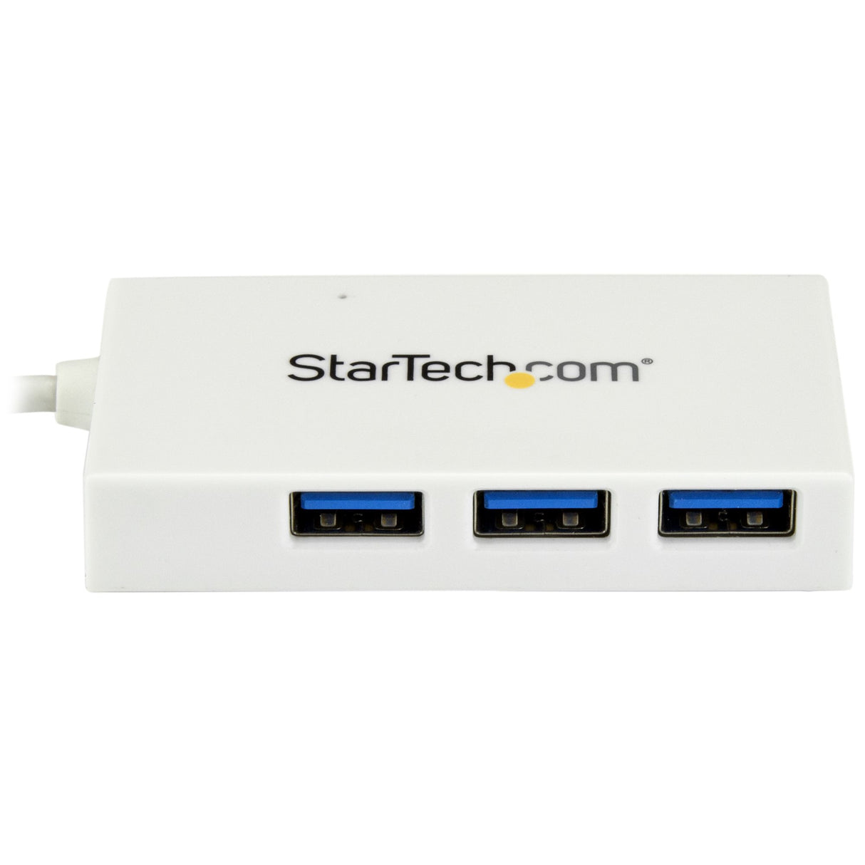 STARTECH 4 Port USB C Hub with 1x USB-C & 3x USB-A Ports (SuperSpeed 5Gbps) - USB Bus Powered - Portable|Laptop USB 3.0 Adapter Hub - USB 3.1 Gen 1|USB 3.2 Gen 1 Type-C Hub - White (HB30C3A1CFBW) (HB30C3A1CFBW)