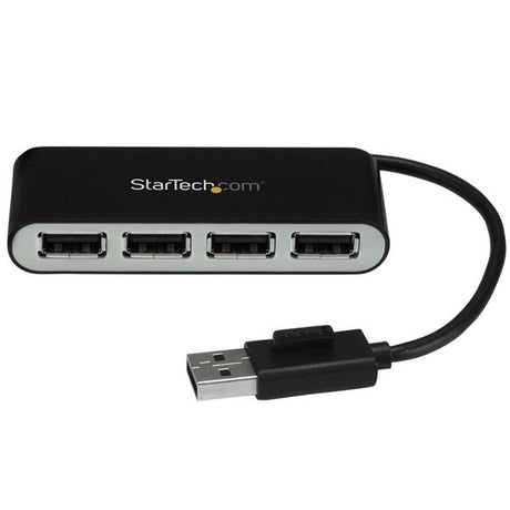 STARTECH 4 Port USB Hub - 4 x USB 2.0 port - Bus Powered - USB Adapter - USB Splitter - Multi Port USB Hub - USB 2.0 Hub (ST4200MINI2)