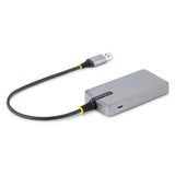 STARTECH 4 Port USB Hub | USB 3.0 (5Gbps) | Bus Powered | USB-A to 4x USB-A Hub w| Optional Auxiliary Power Input | Portable Desktop|Laptop USB Hub | 1ft|30cm Cable | USB Expansion Hub (5G4AB-USB-A-HUB) (5G4AB-USB-A-HUB)