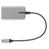 STARTECH 4 Port USB Hub | USB 3.0 (5Gbps) | Bus Powered | USB-A to 4x USB-A Hub w| Optional Auxiliary Power Input | Portable Desktop|Laptop USB Hub | 1ft|30cm Cable | USB Expansion Hub (5G4AB-USB-A-HUB) (5G4AB-USB-A-HUB)