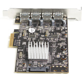 STARTECH 4-Port USB PCIe Card - 10Gbps USB 3.1|3.2 Gen 2 Type-A PCI Express Expansion Card with 2 Controllers - 4x USB-A - USB PCIe Add-On Adapter Card | Windows|Mac|Linux (PEXUSB314A2V2) (PEXUSB314A2V2)