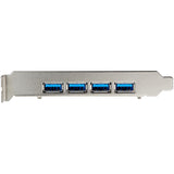 STARTECH 4-Port USB PCIe Card - 10Gbps USB 3.1|3.2 Gen 2 Type-A PCI Express Expansion Card with 2 Controllers - 4x USB-A - USB PCIe Add-On Adapter Card | Windows|Mac|Linux (PEXUSB314A2V2) (PEXUSB314A2V2)
