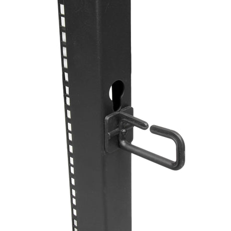 STARTECH 4-Post 15U Mobile Open Frame Server Rack | 19in Network Rack with Wheels | Rolling Rack for Computer|AV|Data|IT Equipment - Casters | Leveling Feet or Floor Mounting (4POSTRACK15U) (4POSTRACK15U)