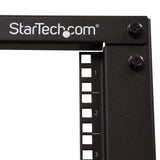 STARTECH 4-Post 15U Mobile Open Frame Server Rack | 19in Network Rack with Wheels | Rolling Rack for Computer|AV|Data|IT Equipment - Casters | Leveling Feet or Floor Mounting (4POSTRACK15U) (4POSTRACK15U)