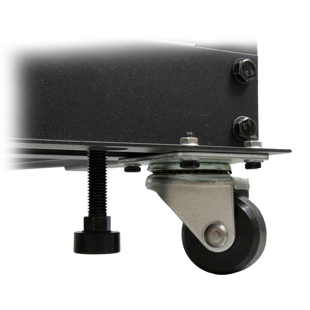 STARTECH 4-Post 15U Mobile Open Frame Server Rack | 19in Network Rack with Wheels | Rolling Rack for Computer|AV|Data|IT Equipment - Casters | Leveling Feet or Floor Mounting (4POSTRACK15U) (4POSTRACK15U)