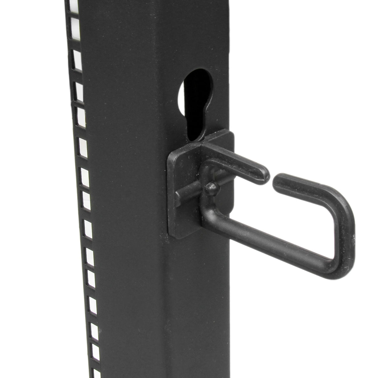 STARTECH 4-Post 8U Mobile Open Frame Server Rack | 19in Network Rack with Wheels | Small Rolling Rack for Computer|AV|Data|IT Equipment | Casters | Leveling Feet or Floor Mounting (4POSTRACK8U) (4POSTRACK8U)