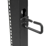 STARTECH 4-Post 8U Mobile Open Frame Server Rack | 19in Network Rack with Wheels | Small Rolling Rack for Computer|AV|Data|IT Equipment | Casters | Leveling Feet or Floor Mounting (4POSTRACK8U) (4POSTRACK8U)
