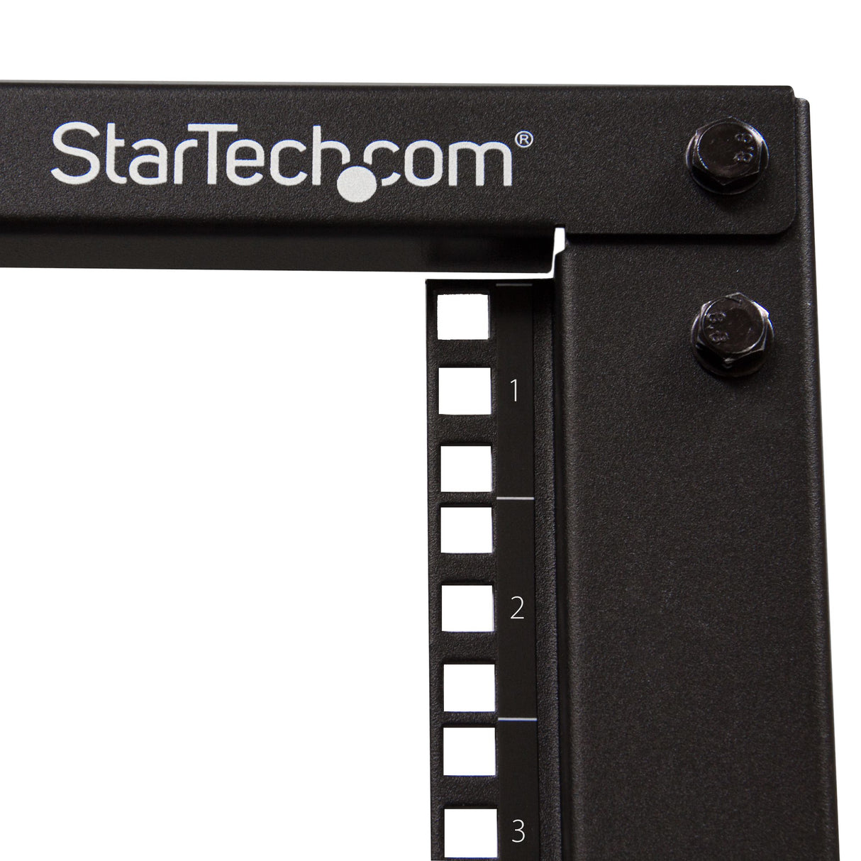 STARTECH 4-Post 8U Mobile Open Frame Server Rack | 19in Network Rack with Wheels | Small Rolling Rack for Computer|AV|Data|IT Equipment | Casters | Leveling Feet or Floor Mounting (4POSTRACK8U) (4POSTRACK8U)