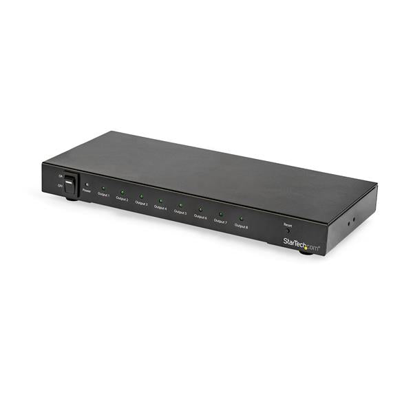 STARTECH 4K 60hz HDMI Splitter - 8 Port - HDR Support - 7.1 Surround Sound Audio - HDMI Distribution Amplifier - HDMI 2.0 Splitter (ST128HD20) (ST128HD20)