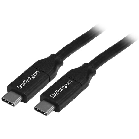 STARTECH 4m USB C Cable w| PD - 13ft USB Type C Cable - 5A Power Delivery - USB 2.0 USB-IF Certified - USB 2.0 Type-C Cable - 100W|5A (USB2C5C4M)