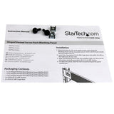 STARTECH 4U Vented Blank Panel with Hinge - Server Rack Filler Panel (RKPNLHV4U)