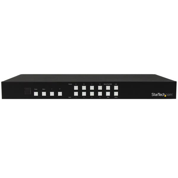 STARTECH 4x4 HDMI Matrix Switch with Picture-and-Picture Multiviewer or Video Wall - 4x4 Matrix Switch with Video Combining (VS424HDPIP)