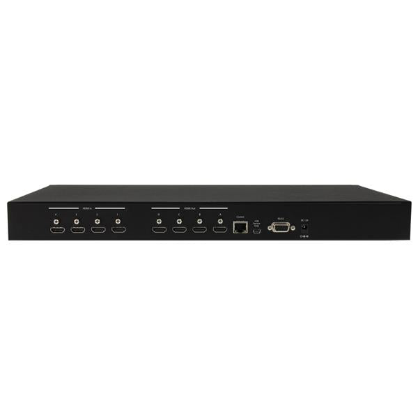 STARTECH 4x4 HDMI Matrix Switch with Picture-and-Picture Multiviewer or Video Wall - 4x4 Matrix Switch with Video Combining (VS424HDPIP)