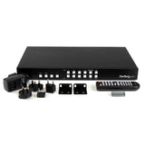 STARTECH 4x4 HDMI Matrix Switch with Picture-and-Picture Multiviewer or Video Wall - 4x4 Matrix Switch with Video Combining (VS424HDPIP)