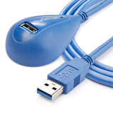 STARTECH 5 ft Desktop SuperSpeed USB 3.0 Extension Cable - A to A M|F (USB3SEXT5DSK)