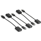 STARTECH 5-Pack DisplayPort to VGA Adapter - DisplayPort 1.2 to VGA Active Adapter - Digital DP to Analog VGA Video Converter Dongle - DisplayPort Male to VGA Female Monitor Adapter (DP2VGA3X5) (DP2VGA3X5)