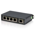 STARTECH 5 Port Industrial Ethernet Switch - DIN Rail Mount - 10|100 Unmanaged Network Switch - IP30-rated - Energy-Efficient Ethernet (IES5102)