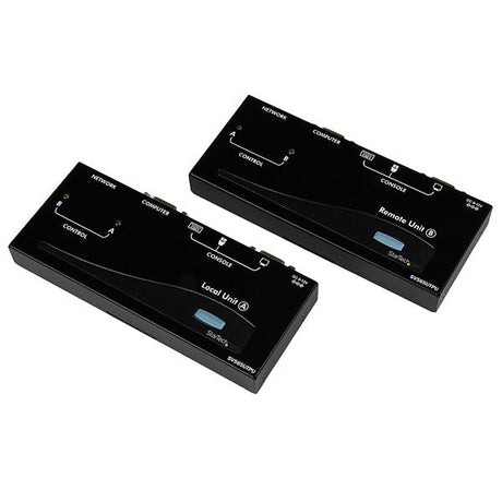 STARTECH 500ft VGA KVM Over IP Extender - PS|2 & USB Host - KVM Console Over CAT5 Ethernet for Multiple Servers | Computers (SV565UTPU) (SV565UTPU)
