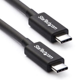 STARTECH 50cm (1.6ft) Passive Thunderbolt 3 Cable | 40Gbps | 100W PD | 4K|5K Video | Thunderbolt Cable | Compatible with USB4|DP Alt Mode | Thunderbolt 4 | USB 3.2|Type-C (TBLT34MM50CM) (TBLT34MM50CM)