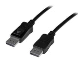 STARTECH 50ft (15m) Active DisplayPort Cable - 4K Ultra HD DisplayPort Cable - Long DP to DP Cable for Projector|Monitor - DP Video|Display Cord - Latching DP Connectors (DISPL15MA) (DISPL15MA)