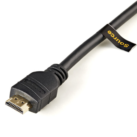 STARTECH 50ft (15m) Active HDMI Cable - 4K High Speed HDMI Cable with Ethernet - CL2 Rated for In-Wall Install - 4K 30Hz Video - HDMI 1.4 Cord - For HDMI Monitor | Projector | TV | Display (HDMM15MA) (HDMM15MA)