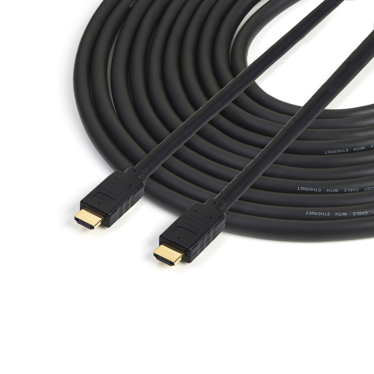 STARTECH 50ft (15m) HDMI 2.0 Cable - 4K 60Hz Active HDMI Cable - CL2 Rated for In Wall Installation - Long Durable High Speed UHD HDMI Cable - HDR | 18Gbps - Male to Male Cord - Black (HD2MM15MA) (HD2MM15MA)