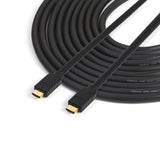 STARTECH 50ft (15m) HDMI 2.0 Cable - 4K 60Hz Active HDMI Cable - CL2 Rated for In Wall Installation - Long Durable High Speed UHD HDMI Cable - HDR | 18Gbps - Male to Male Cord - Black (HD2MM15MA) (HD2MM15MA)