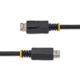 STARTECH 5m (15ft) DisplayPort 1.2 Cable - 4K x 2K Ultra HD - DP to DP Cable for Monitor - DP Video|Display Cord - Latching DP Connectors (DISPL5M) (DISPL5M)