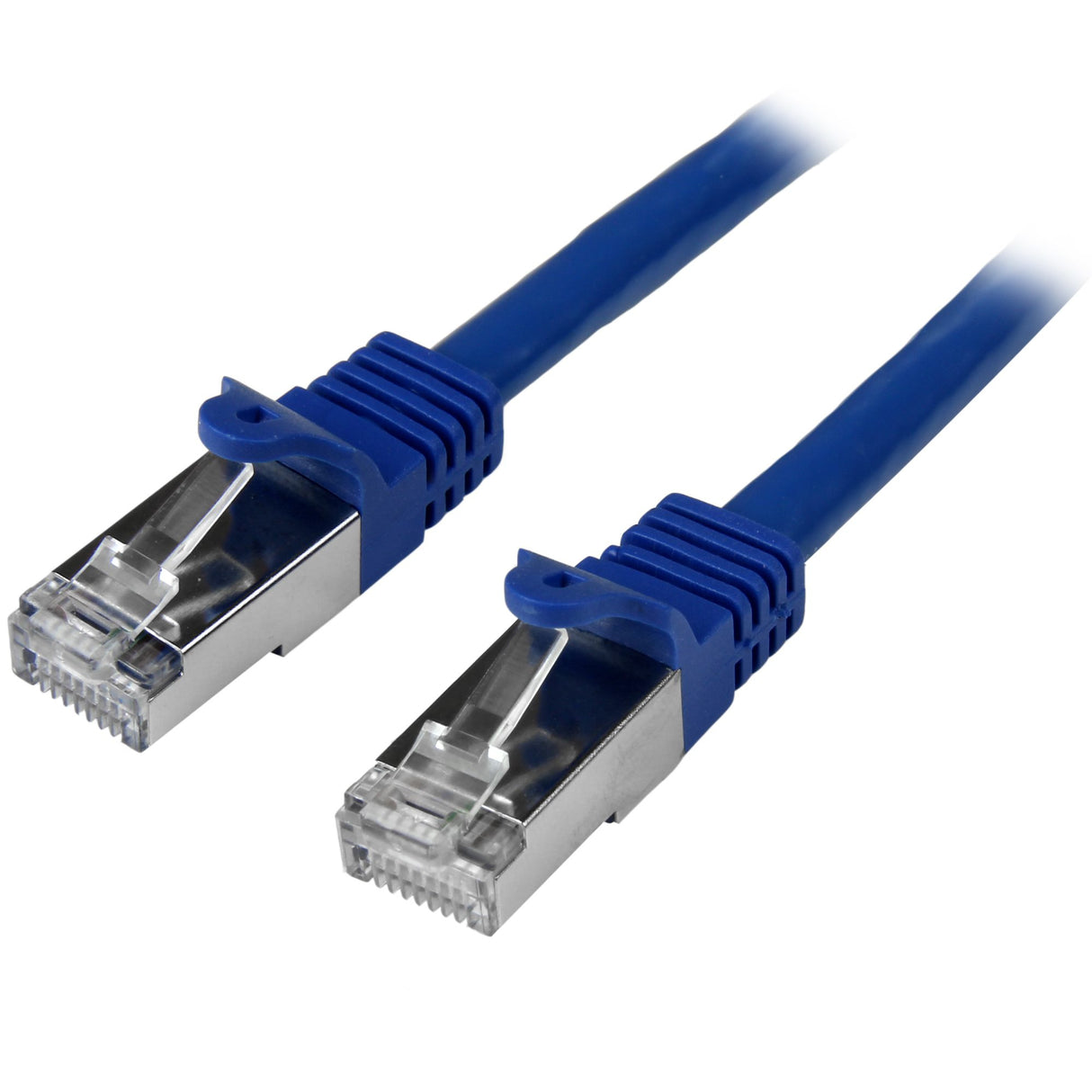 STARTECH 5m Cat6 Patch Cable - Shielded (SFTP) Snagless Gigabit Network Patch Cable - Blue Cat 6 Ethernet Patch Lead (N6SPAT5MBL) (N6SPAT5MBL)