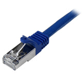 STARTECH 5m Cat6 Patch Cable - Shielded (SFTP) Snagless Gigabit Network Patch Cable - Blue Cat 6 Ethernet Patch Lead (N6SPAT5MBL) (N6SPAT5MBL)