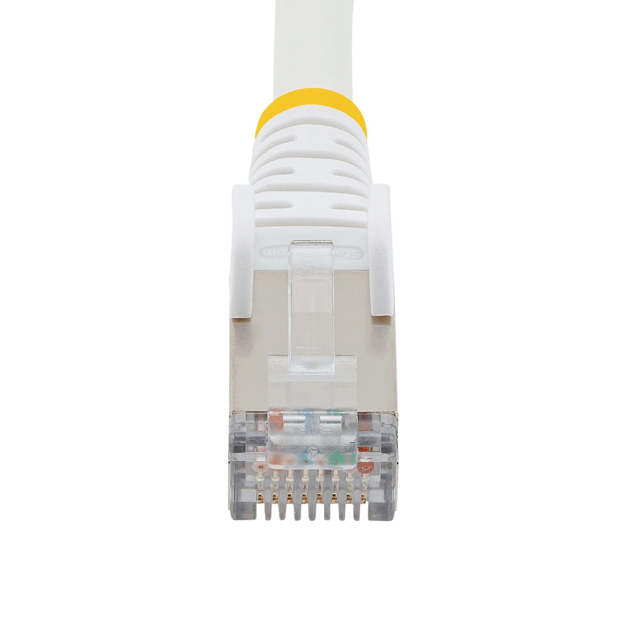 STARTECH 5m CAT6a Ethernet Cable - Low Smoke Zero Halogen (LSZH) - 10 Gigabit 500MHz 100W PoE RJ45 S|FTP White Network Patch Cord Snagless w|Strain Relief (NLWH-5M-CAT6A-PATCH) (NLWH-5M-CAT6A-PATCH)