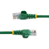 STARTECH 5m Green Cat5e Patch Cable with Snagless RJ45 Connectors - Long Ethernet Cable - 5 m Cat 5e UTP Cable (45PAT5MGN) (45PAT5MGN)