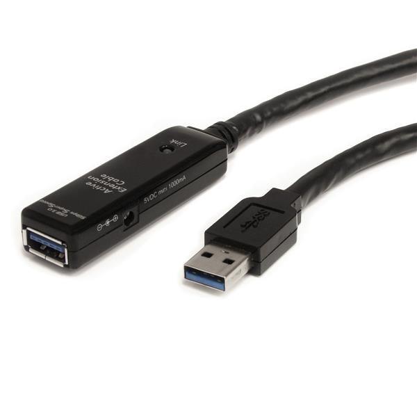 STARTECH 5m USB 3.0 Active Extension Cable - M|F (USB3AAEXT5M)