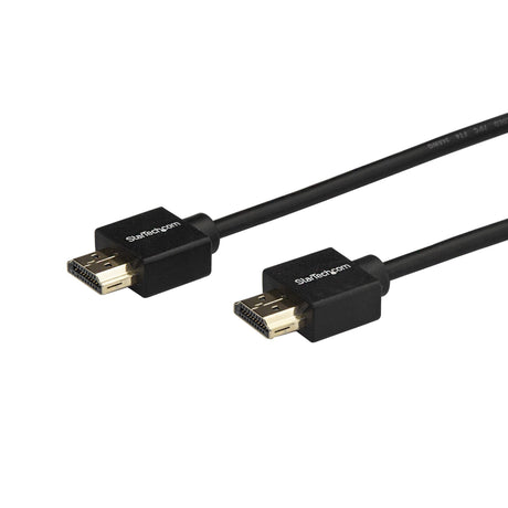 STARTECH 6.6ft (2m) HDMI 2.0 Cable | 4K 60Hz Premium Certified High Speed HDMI Cable w| Ethernet | Ultra HD HDMI Cable | Long HDMI Cable|Cord for TV|Monitor|Laptop|PC to HDMI Video (HDMM2MLP) (HDMM2MLP)