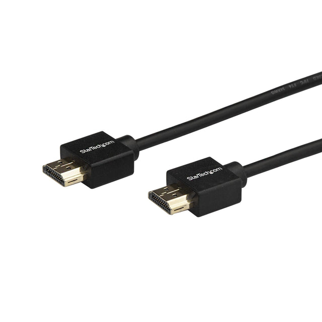 STARTECH 6.6ft (2m) HDMI 2.0 Cable | 4K 60Hz Premium Certified High Speed HDMI Cable w| Ethernet | Ultra HD HDMI Cable | Long HDMI Cable|Cord for TV|Monitor|Laptop|PC to HDMI Video (HDMM2MLP) (HDMM2MLP)