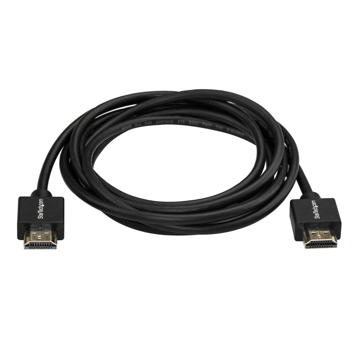 STARTECH 6.6ft (2m) HDMI 2.0 Cable | 4K 60Hz Premium Certified High Speed HDMI Cable w| Ethernet | Ultra HD HDMI Cable | Long HDMI Cable|Cord for TV|Monitor|Laptop|PC to HDMI Video (HDMM2MLP) (HDMM2MLP)