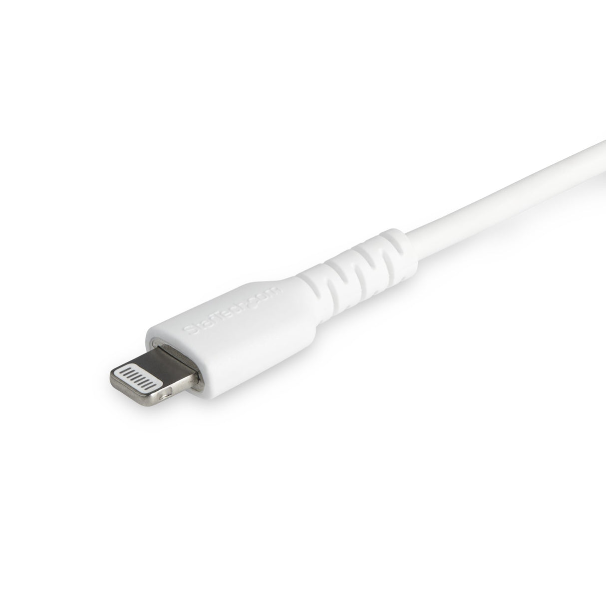 STARTECH 6 foot (2m) Durable White USB-C to Lightning Cable - Heavy Duty Rugged Aramid Fiber USB Type A to Lightning Charger|Sync Power Cord - Apple MFi Certified iPad|iPhone 12 (RUSBCLTMM2MW) (RUSBCLTMM2MW)