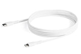STARTECH 6 foot (2m) Durable White USB-C to Lightning Cable - Heavy Duty Rugged Aramid Fiber USB Type A to Lightning Charger|Sync Power Cord - Apple MFi Certified iPad|iPhone 12 (RUSBCLTMM2MW) (RUSBCLTMM2MW)
