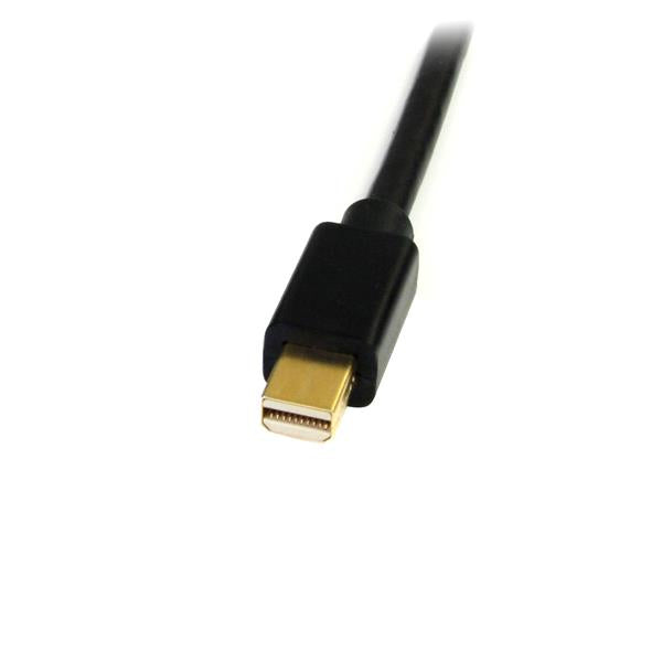 STARTECH 6ft (1.8m) Mini DisplayPort to DVI Cable - Mini DP to DVI Adapter Cable - 1080p Video - Passive mDP to DVI-D Single Link | mDP or Thunderbolt 1|2 Mac|PC to DVI Monitor|Display (MDP2DVIMM6) (MDP2DVIMM6)