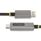 STARTECH 6ft (2m) DisplayPort to HDMI Adapter Cable | 8K 60Hz | 4K 144Hz | HDR10 | DP 1.4 to HDMI 2.1 Active Video Converter | DisplayPort Desktop to HDMI Monitor (133DISPLAYPORTHDMI21) (133DISPLAYPORTHDMI21)