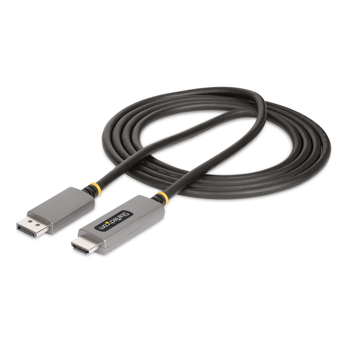 STARTECH 6ft (2m) DisplayPort to HDMI Adapter Cable | 8K 60Hz | 4K 144Hz | HDR10 | DP 1.4 to HDMI 2.1 Active Video Converter | DisplayPort Desktop to HDMI Monitor (133DISPLAYPORTHDMI21) (133DISPLAYPORTHDMI21)