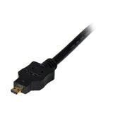 STARTECH 6ft (2m) Micro HDMI to DVI Cable - Micro HDMI to DVI Adapter Cable - Micro HDMI Type-D Device to DVI-D Single Link Monitor|Display|Projector Video Converter Cord - Durable (HDDDVIMM2M) (HDDDVIMM2M)