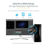 STARTECH 6ft (2m) Premium Certified HDMI 2.0 Cable - High Speed Ultra HD 4K 60Hz HDMI Cable with Ethernet - HDR10 | ARC - UHD HDMI Video Cord - For UHD Monitors | TVs | Displays - M|M (HDMMV2M) (HDMMV2M)