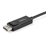 STARTECH 6ft (2m) USB C to DisplayPort 1.4 Cable 8K 60Hz|4K - Bidirectional DP to USB-C or USB-C to DP Reversible Video Adapter Cable -HBR3|HDR|DSC - USB Type C|TB3 Monitor Cable (CDP2DP142MBD) (CDP2DP142MBD)
